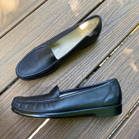 SAS Simplify Leather‎ Loafer Women's 9.5 Color Black - Picture 3 of 7
